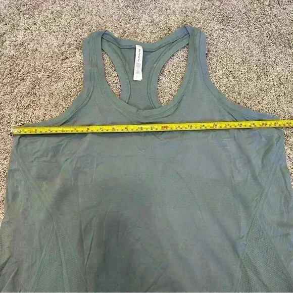 Athleta Momentum tank seamless racerback longer length size 2X plus size teal - Picture 5 of 9